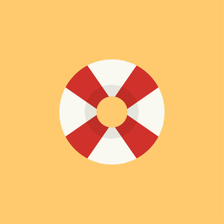 Life ring cartoon vector. symbol. logo.のイラスト素材