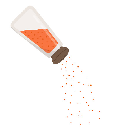 chilli powder cartoon vector.のイラスト素材