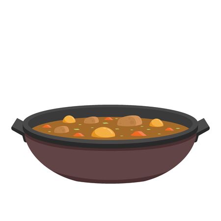 Curry vector. Curry in bowl vector. Japan food.のイラスト素材