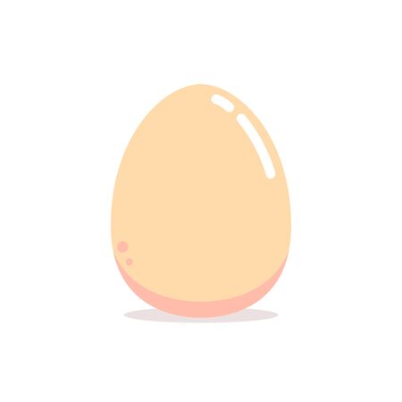 Egg vector. Egg on white background. egg logo design. wallpaper.のイラスト素材
