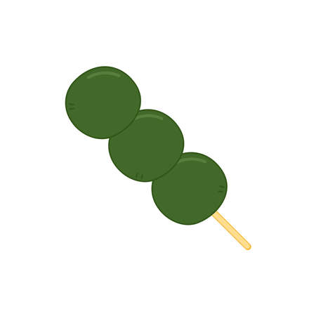 Mochi matchi vector. Mochi stick. Mochi vector.のイラスト素材