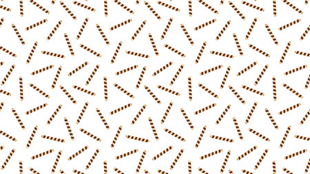 Chocolate stick vector. chocolate stick pattern wallpaper.