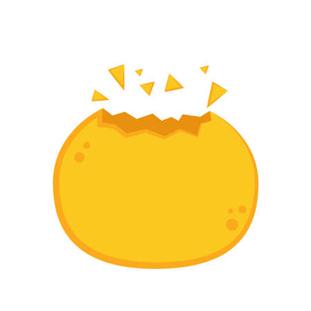 Phuchka is indian food. Gol gappe cartoon vector on white background.のイラスト素材