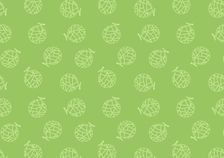Melon icon vector. melon pattern wallpaper. copy space.