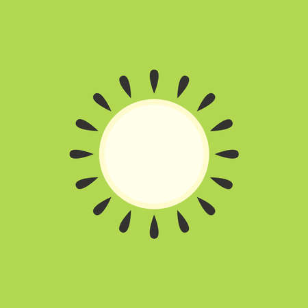 Kiwi cartoon vector. symbol.  free space for text. copy space.のイラスト素材