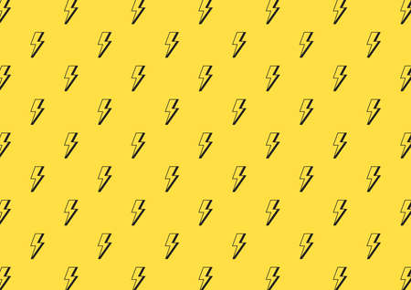 Bolt pattern vector. Thunder pattern.  wallpaper. free space for text. background.のイラスト素材