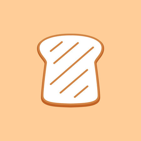 Toast logo. Bread vector. bread symbol. wallpaper. free space for text. bread logo design.