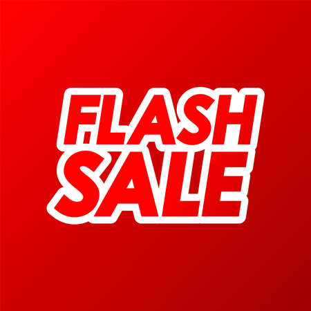 Flash sale banner design. Flash sale poster.のイラスト素材