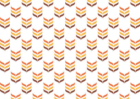 Wheat pattern wallpaper. oat symbol. free space for text. rice sign. Rice pattern wallpaper.のイラスト素材