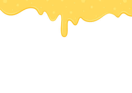 Cheese vector. wallpaper. background. cheese stretch. cheese on white background. Cheese frame.のイラスト素材