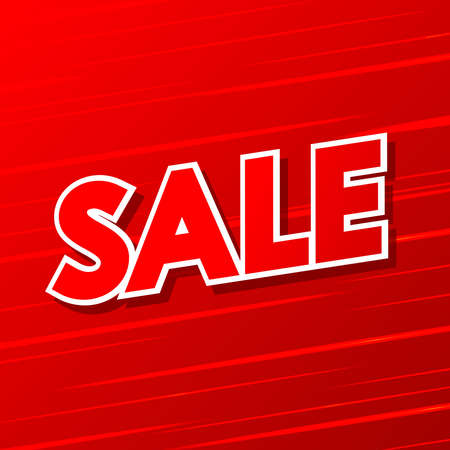 Sale poster. Christmas and New Year Sale Gift Voucher, Discount Coupon Template Vector Illustration.のイラスト素材