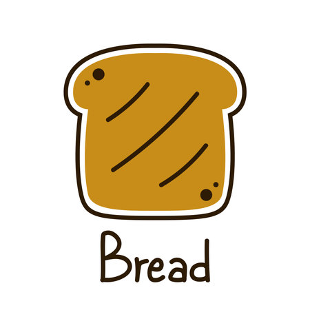 Toast logo. Bread vector. bread symbol. wallpaper. free space for text. bread logo design.