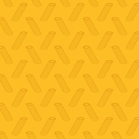 Penne noodle vector. Penne noodle pattern wallpaper.のイラスト素材