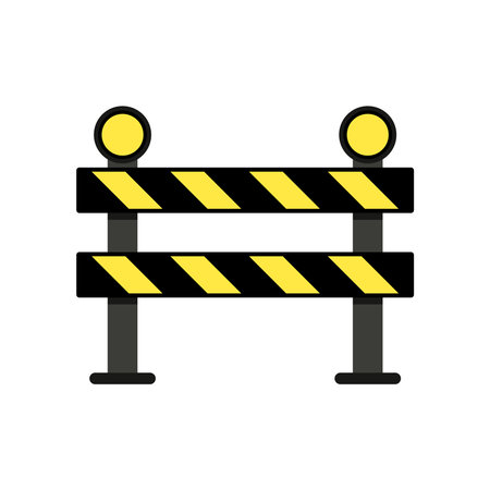 Fence light construction icon. Fence light vector on white background.のイラスト素材