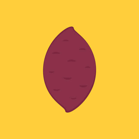 Roasted sweet potato. Roasted sweet potato  design. Japanese Sweet potato.のイラスト素材