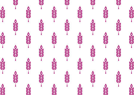 Rice berry. Purple Wheat pattern wallpaper.のイラスト素材