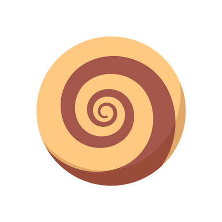 Cookie design. Cookie vector on white background.のイラスト素材