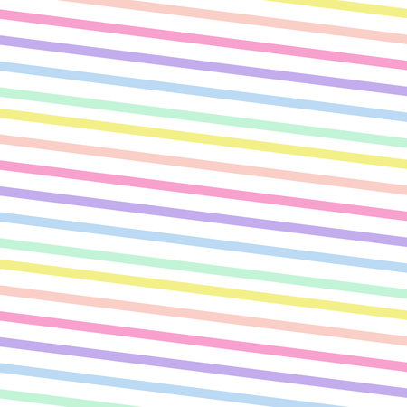 Rainbow pastel color stripe art background. Pastel line pattern background.のイラスト素材