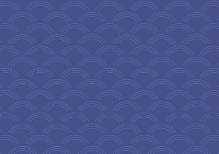 Chinese traditional oriental ornament background, blue clouds pattern background.のイラスト素材