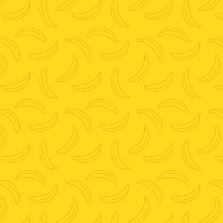 Banana pattern wallpaper. free space for text. copy space. background.のイラスト素材