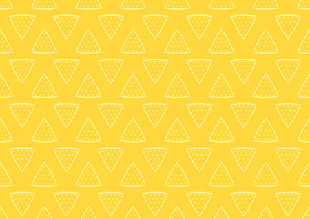 Nachos pattern background. Mexican food nachos pattern. Nice spanish fastfood texture for textile,...