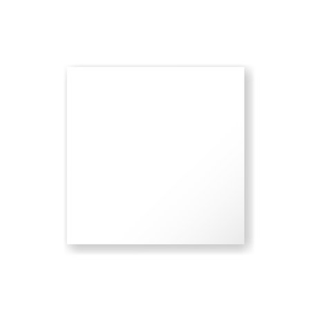 Vector blank paper mockup. White paper isolated on white background. Vector illustration.のイラスト素材