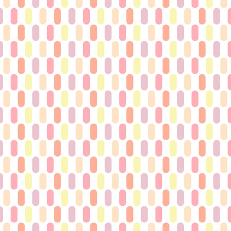 Pattern or texture with colorful polka dots on white background for kids background, blog, web design, scrapbooks, party or baby shower invitations and wedding cards.のイラスト素材