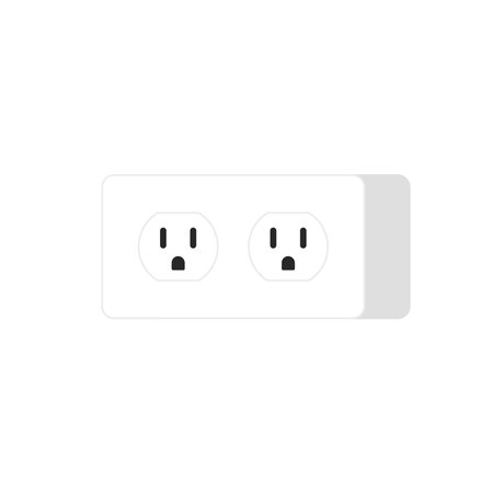 Plug vector. wallpaper. free space for text. Three eye plug.