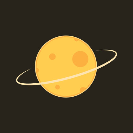 Cheese logo design. symbol. Planet.