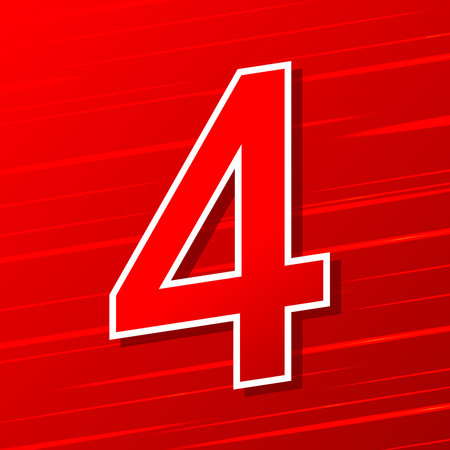 4-4 Sale Banner. World Biggest Shopping Festival Big Sale 4-4 Abstract Modern Banner Design Vector Editable Template.のイラスト素材