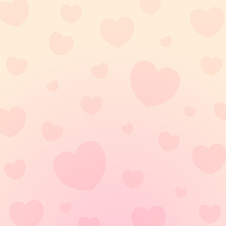 Heart pattern wallpaper. Heart symbol vector.のイラスト素材