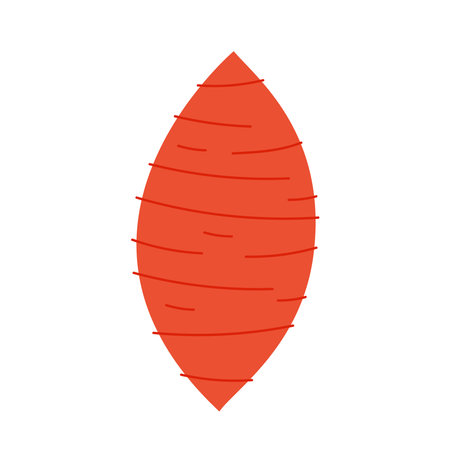 Roasted sweet potato. Roasted sweet potato logo design. Japanese Sweet potato.のイラスト素材