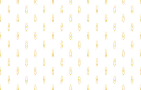 Wheat pattern wallpaper. oat symbol. free space for text. rice sign. Rice pattern wallpaper.のイラスト素材