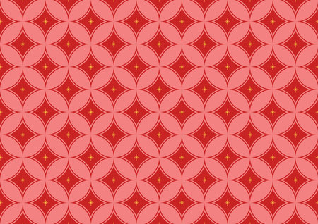 Argyle plaid Christmas pattern. Traditional Scottish ornament. Background with lozenge diamonds and octagonal stars. Fabric texture.のイラスト素材