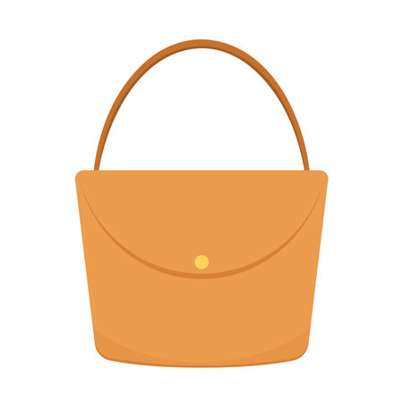 Hand bag vector isolated on white background.のイラスト素材