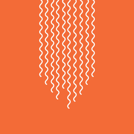 Udon noodles vector. White noodles. Japanese Udon noodles. Instant noodle. ramen.