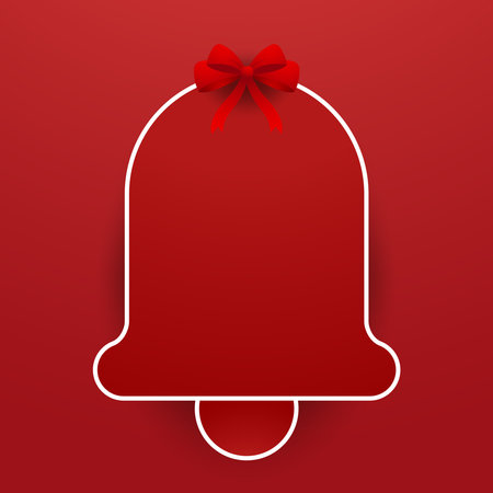 Christmas label. Festive Christmas text box vector. Perfect for seasonal messages or text and greetings.のイラスト素材