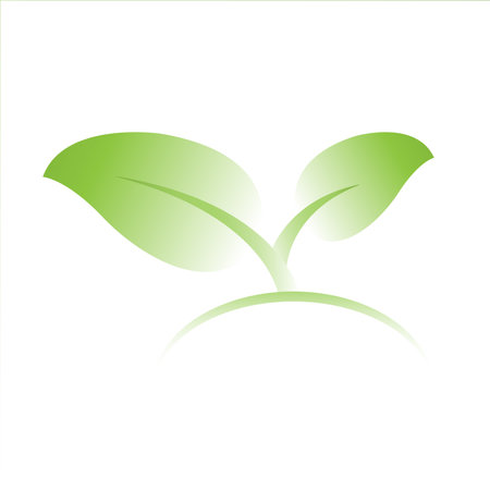 Seedlings for environment. Seedling iconのイラスト素材