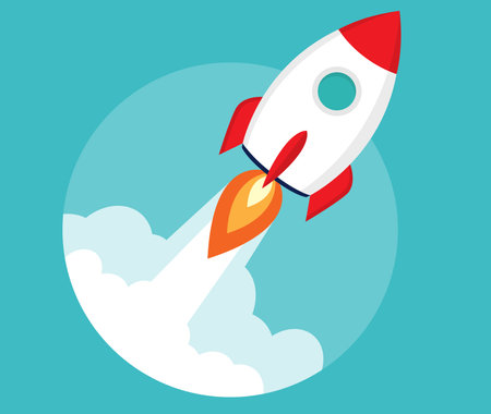 Rocket  arrow  iconのイラスト素材