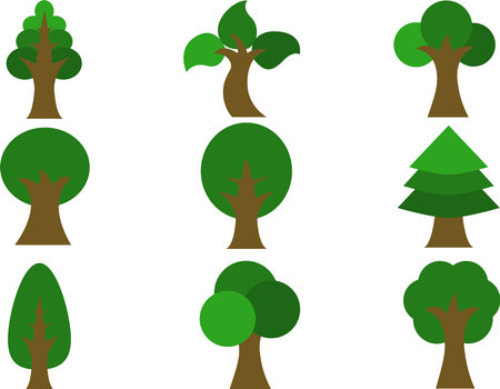 Tree of iconのイラスト素材
