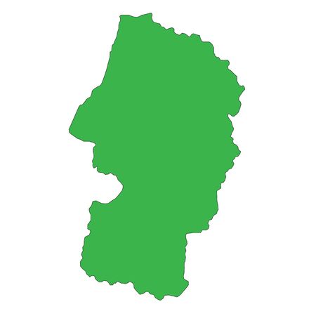 Map Yamagata, Japanのイラスト素材