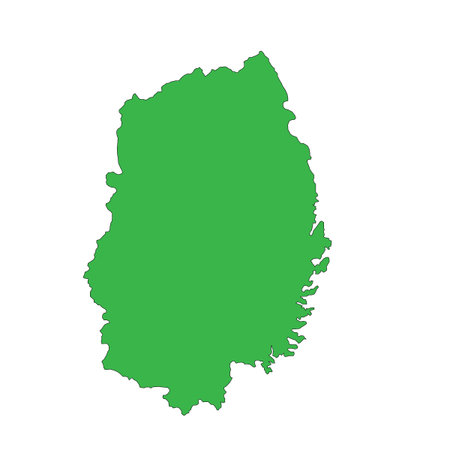 Map Iwate, Japanのイラスト素材
