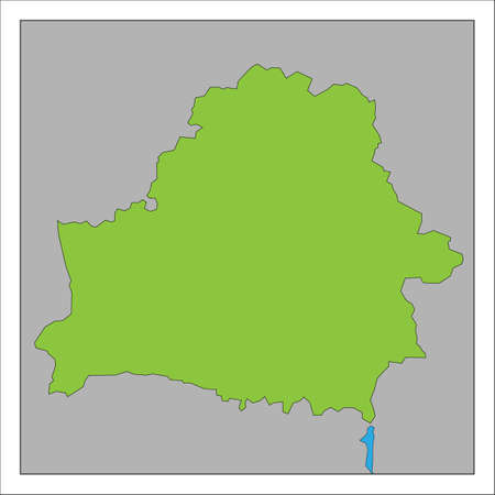 Map of Belarusのイラスト素材