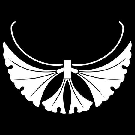 It is a family crest. It's called butterfly gingko.のイラスト素材