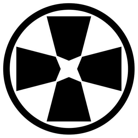 It is a family crest. It is called four shogi pieces in a threadbarrow.のイラスト素材