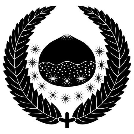 It is a family crest. It's called a cuddle.のイラスト素材