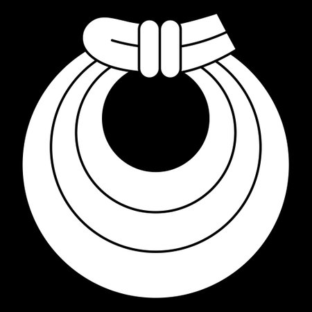 Bib icon. Simple illustration of bib vector icon for webのイラスト素材