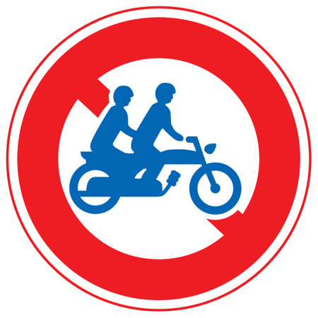 Motorcycle sign on white background. Vector illustration. Eps 10.のイラスト素材