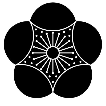 Flower mandala icon. Simple illustration of flower mandala vector icon for webのイラスト素材