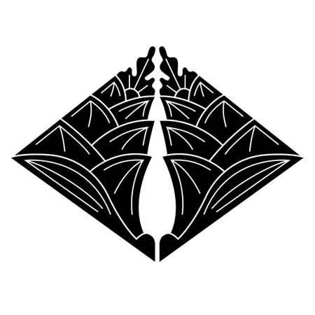 Black and white vector image of the crown of thorns on a white backgroundのイラスト素材